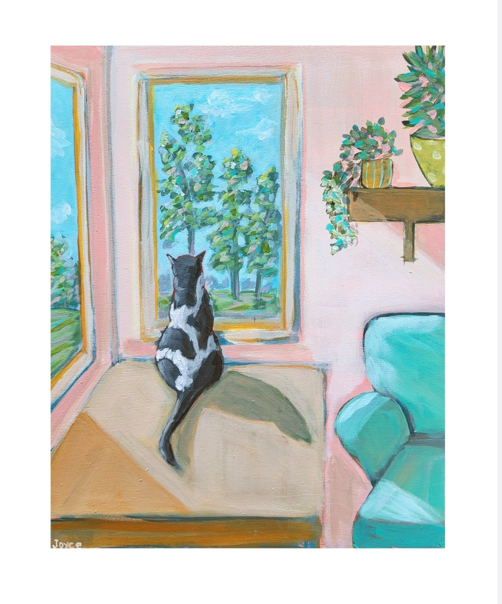 Art print - Margaret in the window