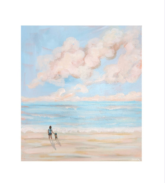 Art print - Cherishing those little hands