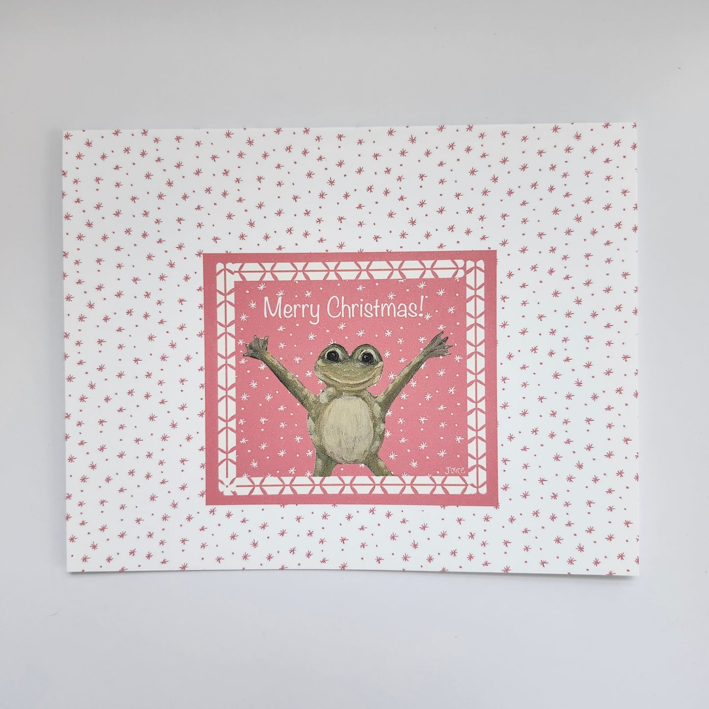 Handmade card - frog