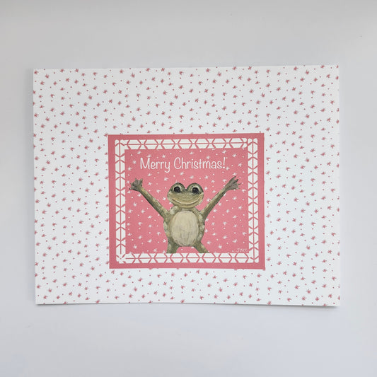 Handmade card - frog