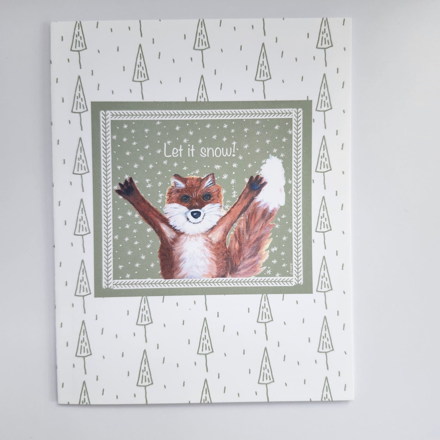 Handmade card - fox